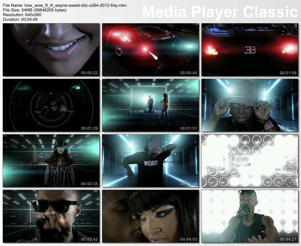 Bow Wow Feat. Lil Wayne - Sweat DDC x264 2012